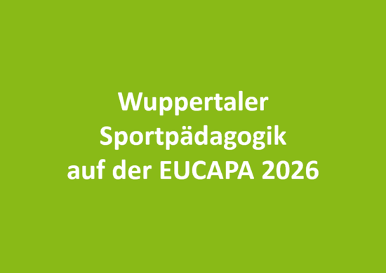 Wuppertaler Sportpädagogik auf der EUCAPA 2026